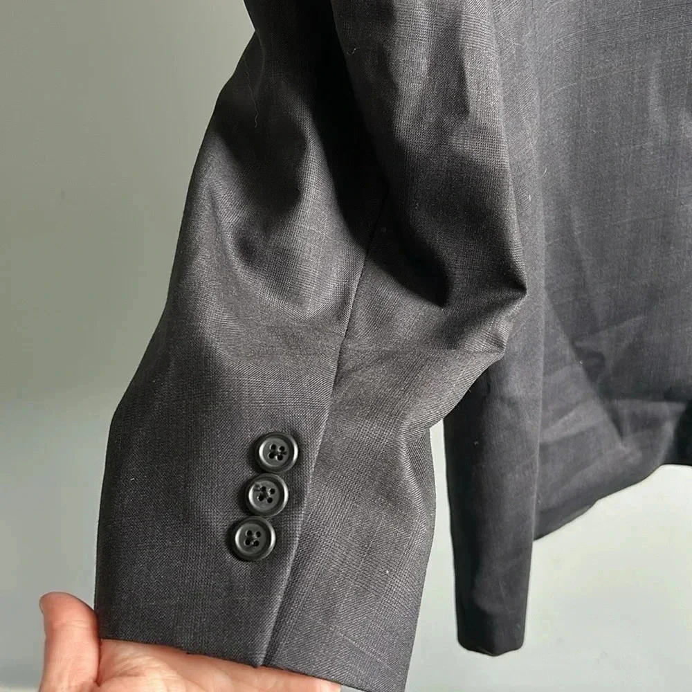 Men's Louis Roth Suit Jacket | 42L Suit Jacket | 42L | Dark Gray Suit Jacket
